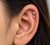 Butterfly Crystal Drop Flat Back Studs