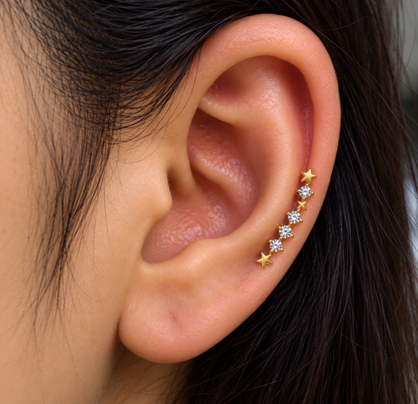 Star Trail Helix Stud