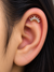 Five Marquise Helix Stud