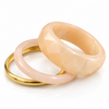Pearl Mist Resin Bangle Set