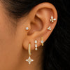 Luna Petal Ear Stack - Mismatch