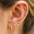 Serpent Bloom Ear Stack - Mismatch