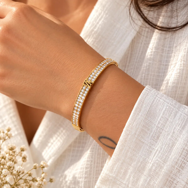 LV Double line Diamond kada