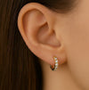 Mini glam hoops earrings