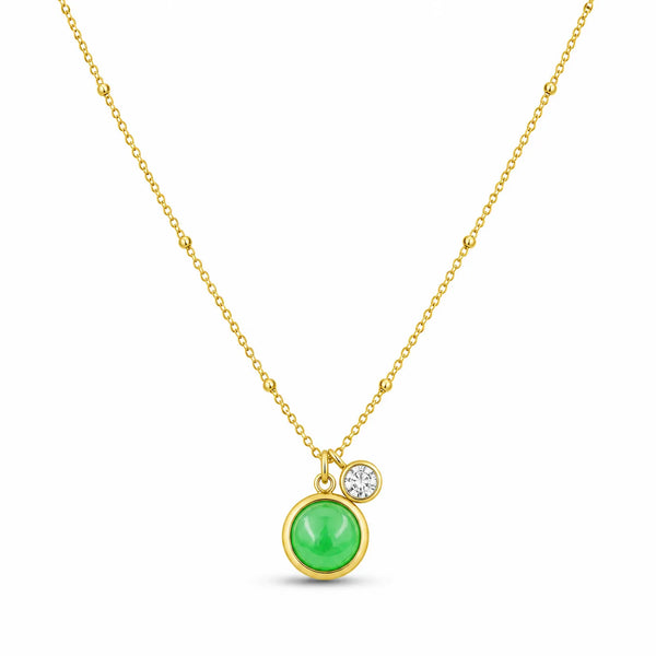 Minimalist gemstone Necklace