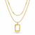 Molten Frame Necklace