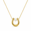 Pearl Golden U Necklace