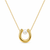 Pearl Golden U Necklace