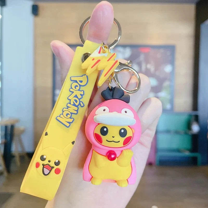 Pikachu Cosplay 3D Keychain