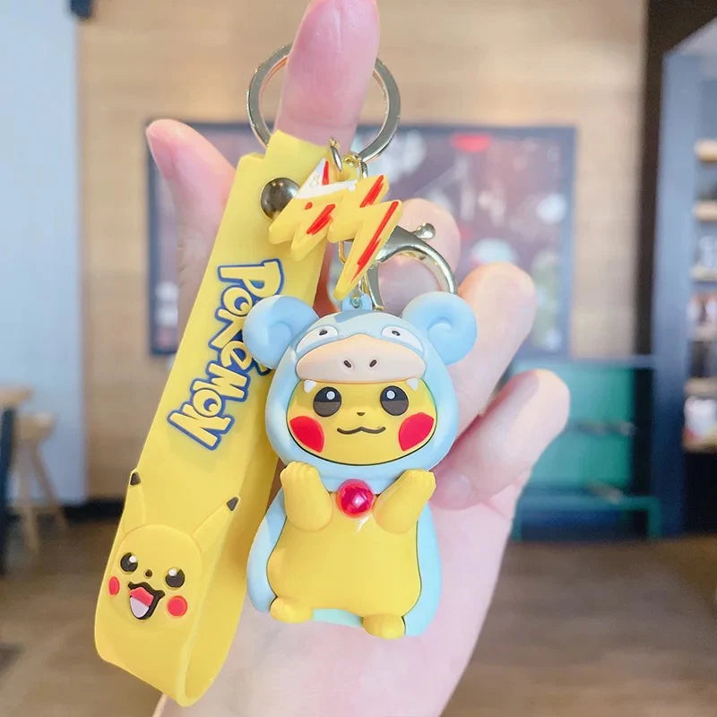 Pikachu Cosplay 3D Keychain