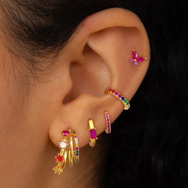 Prism Bloom Ear Stack - Mismatch
