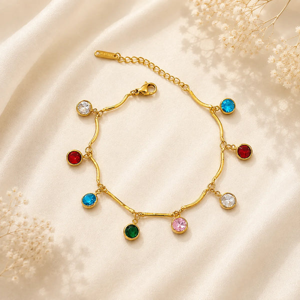 Rainbow Charm Bracelet