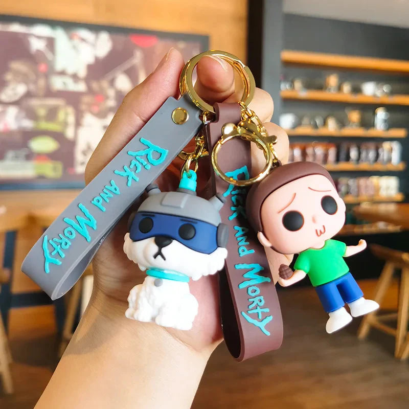 Rick and Morty 3D Keychain