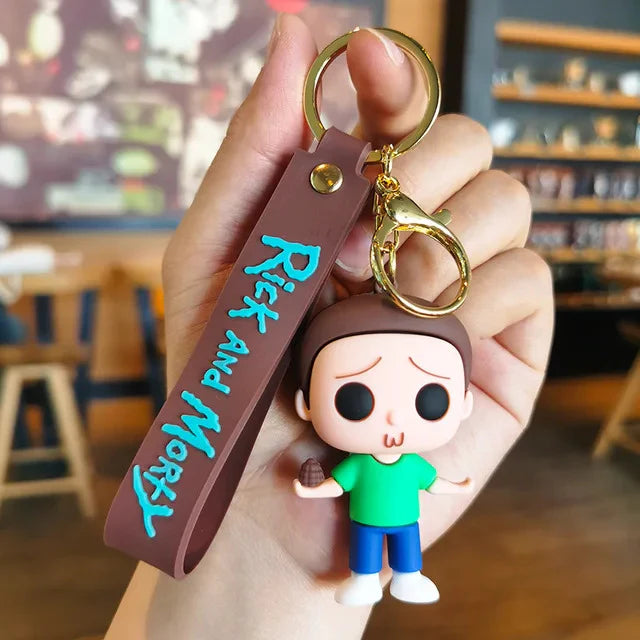 Rick and Morty 3D Keychain