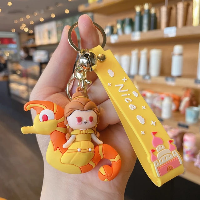 Cartoon Sweet Princess 3D keychain