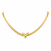 V Pendant snake Chain Necklace