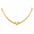 V Pendant snake Chain Necklace