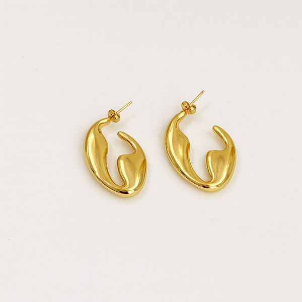 Auric wave earrings