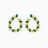 Emerald bloom Earrings