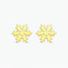 Golden frost bites earrings