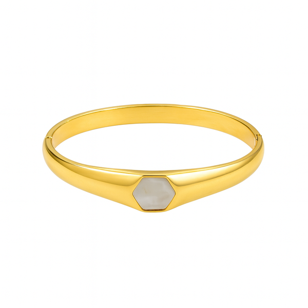 MOP Hexagon Stone Kada