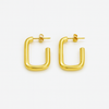 Square Edge hoops Earrings