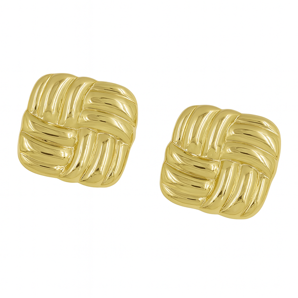 Texture Square Earrings