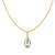 Water Drop Clear Pendant Necklace