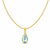 Water Drop Clear Pendant Necklace