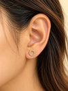 Celina Crystal Circle Ball Back Stud