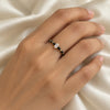 Mira Oval Solitaire Mangalsutra Ring