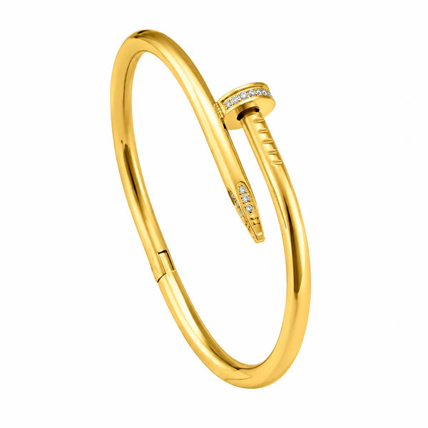 Nail Studded Diamond Kada