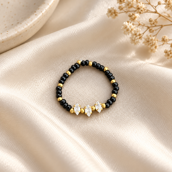 Navya Marquise Trio Mangalsutra Ring