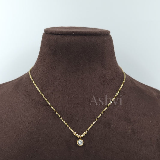 One Diamond Necklece 