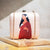 Red Saree Woman Printed Clutch