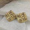 Texture Square Earrings