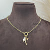 Star Pearl Diamond Multi Charms Necklace