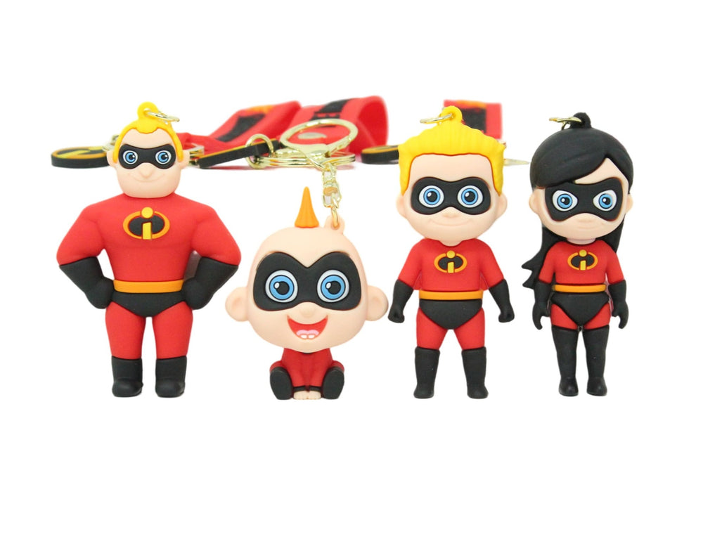 The Incredibles 3D Keychains