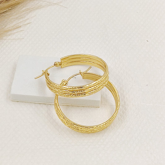 Multilayer  Hoops Earrings