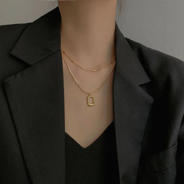 Molten Frame Necklace