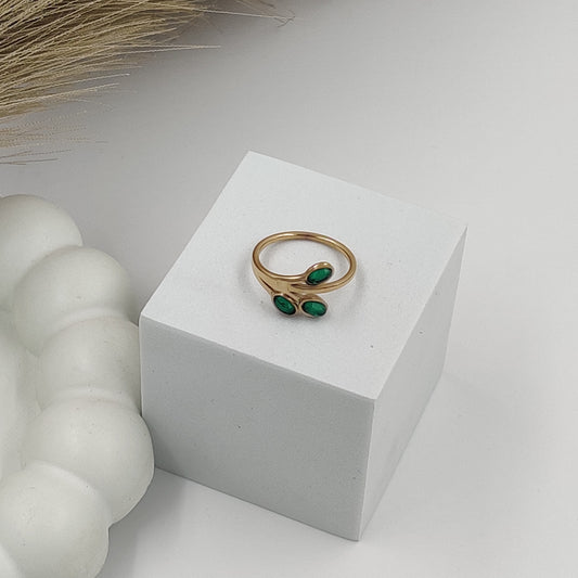 Green Stone Ring