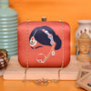 Indian Lady Portrait Woman Printed Clutch