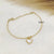 Heart Wire Charm Bracelet