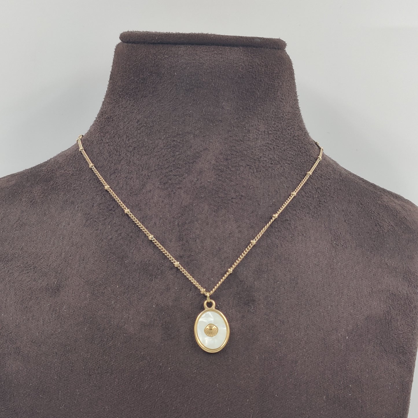 Shell Coin Necklace