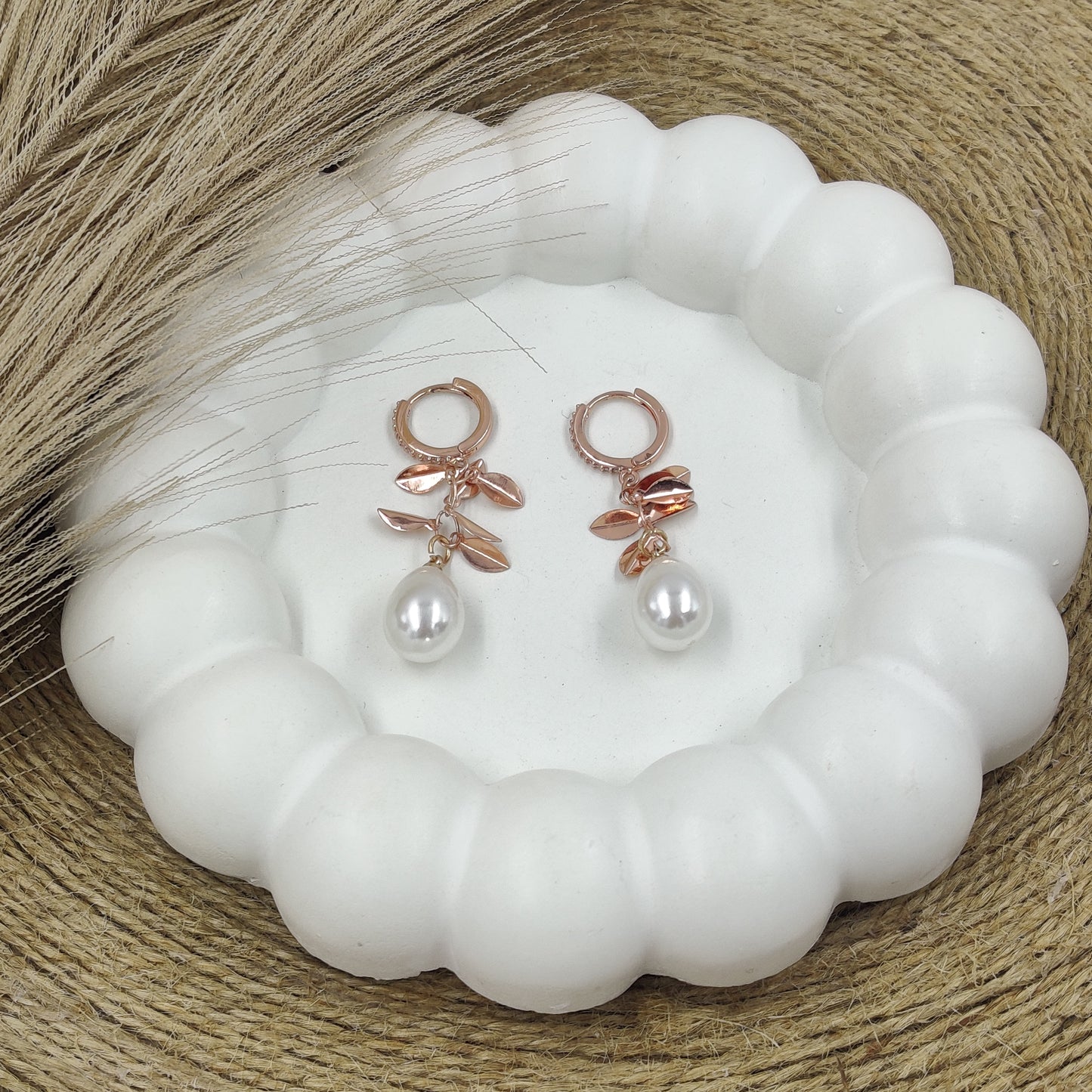 Dangling Pearl Earrings