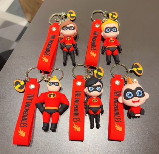 The Incredibles 3D Keychains