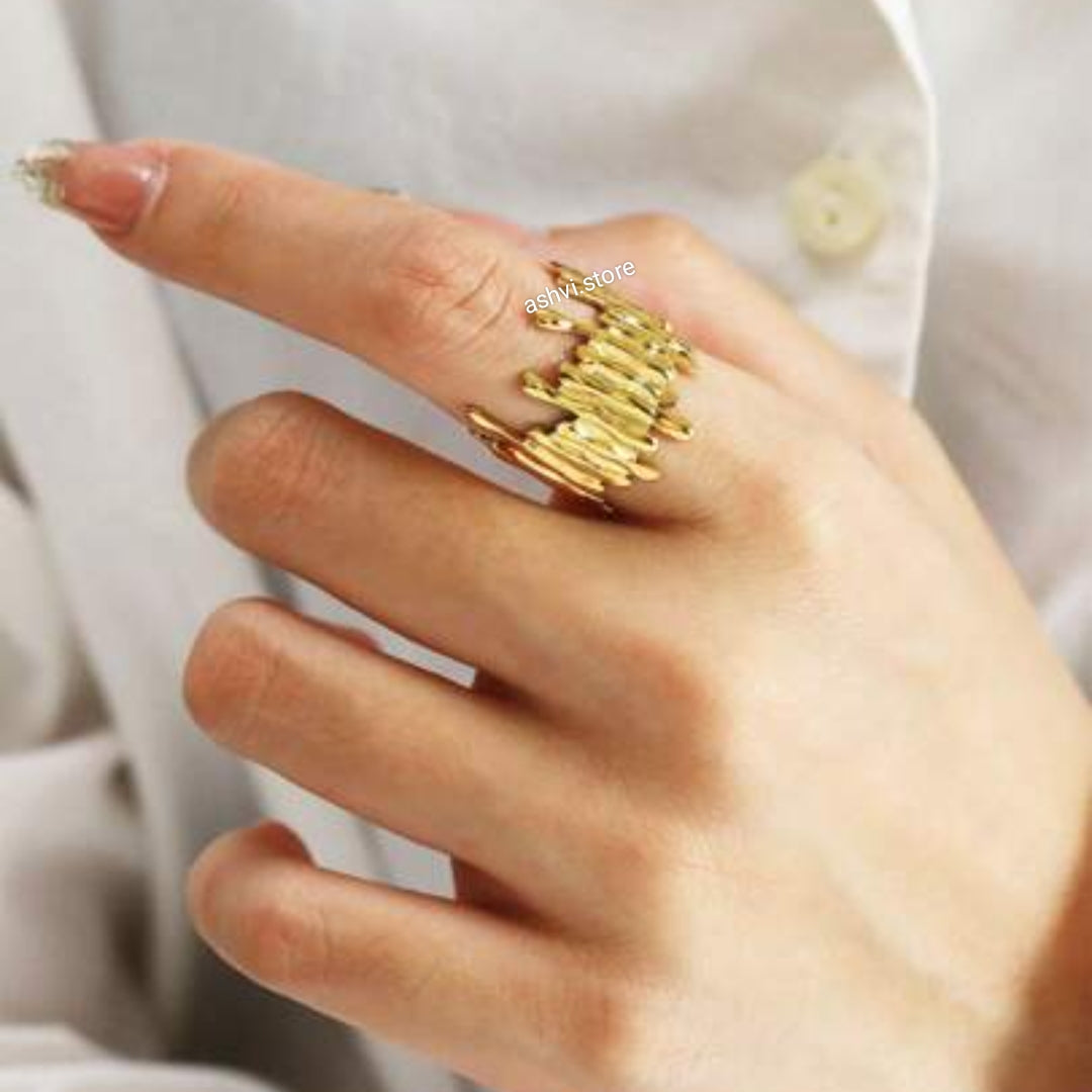 Crown Statement Ring