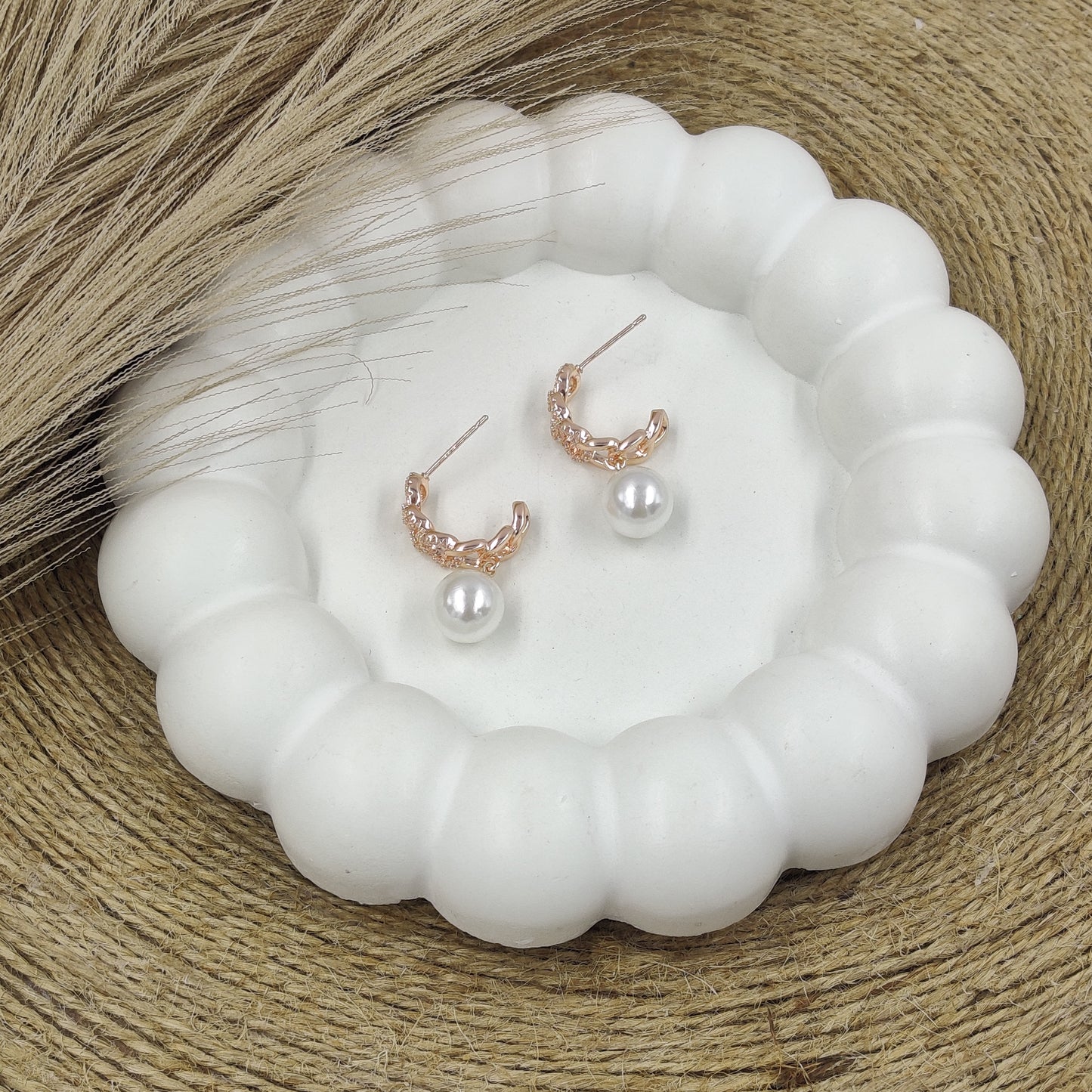 Pearl Stud Earrings