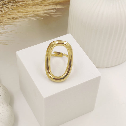 Oval Open Ring