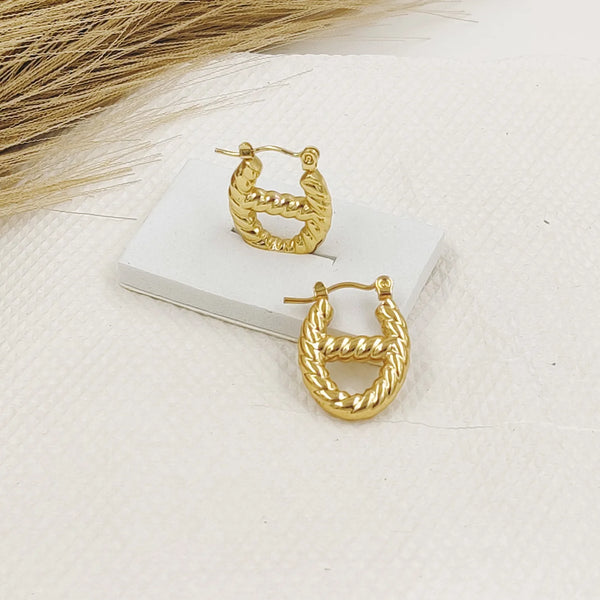 Reverse A Hoop Earrings